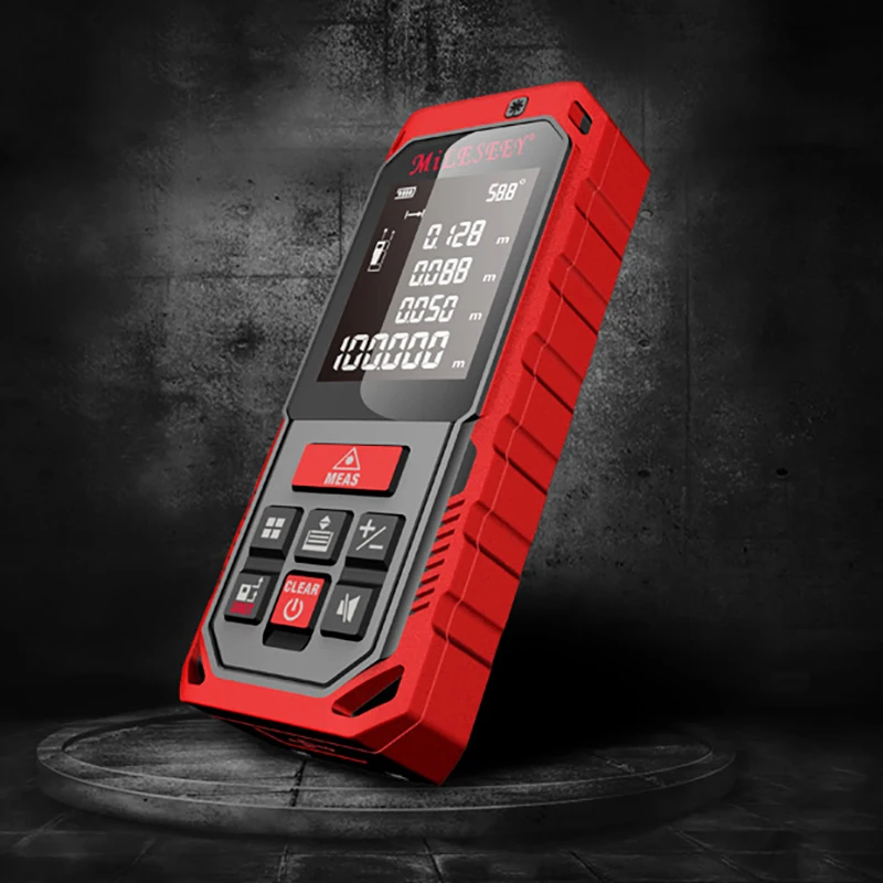 

Mileseey Rechargeable Oplaadbare Laser-afstandsmeter Nieuwe Collectie Laser Afstandsmeter Laser Meet Hoek Gereedschap Diastime