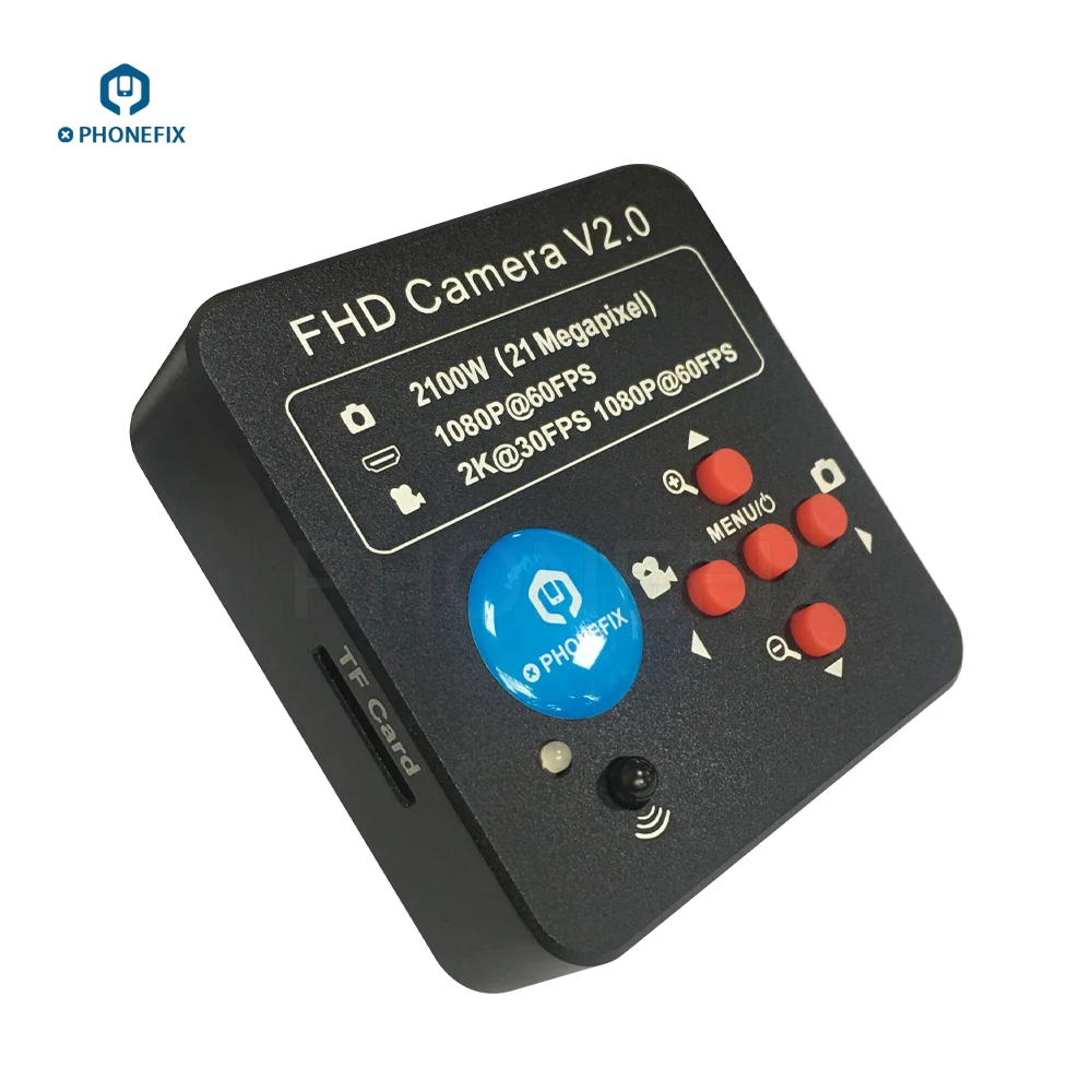  1080P 21MP HDMI USB Industrial Electronic Digital Video Microscope Camera Mobile Phone PCB Solderin