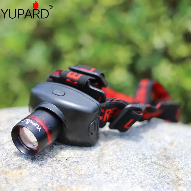 YUPARD Q5 светодиодный налобный фонарь с масштабируемым налобным фонариком