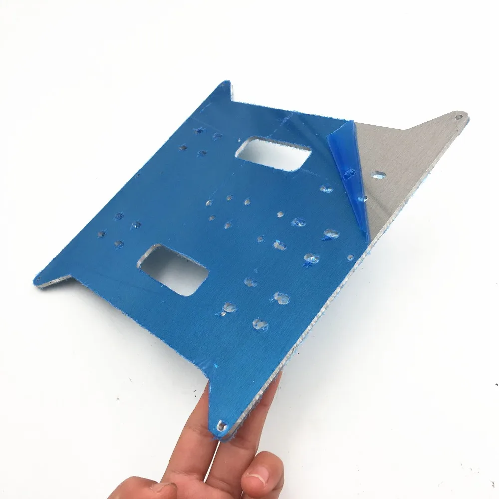 

1pcs light weight aluminum Y carriage for Maker Select Wanhao/Anycubic MEGA i3 3D printer metal heated support base plate