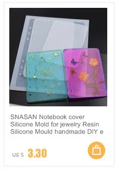 SNASAN силиконовая форма для изготовления украшений вручную инструмент настольная пластина коврик Смола силиконовая пластина