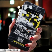 Initial D, Луна, астронавт, предупреждение о запрете курения рельефным тиснением чехол для samsung galaxy S10 плюс S10 S10lite S10e чехол Крышка