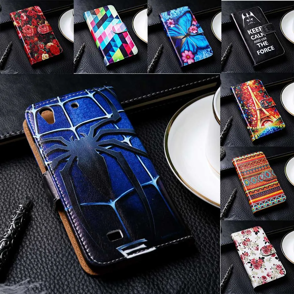 Flip PU Leather Phone Cover For Huawei Honor Mate 3X 4X 3C 4C 6 6 Plus