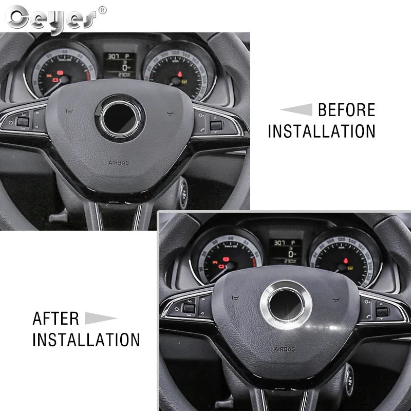 Car steering wheel decoration circle ring sticker for BMW (29)