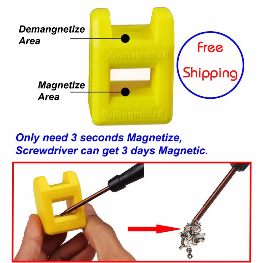 Намагничать для отвертки плюс фарфор degausing минус фарфор разборка лист заряда