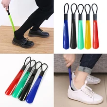 30 см пластиковая обувь Рог артефакт Pull насосная обувь легко достигать обувь для удаления Shoehorn дополнительный длинный металлический рожок для обуви обрабатываемая помощь Слип Горячая
