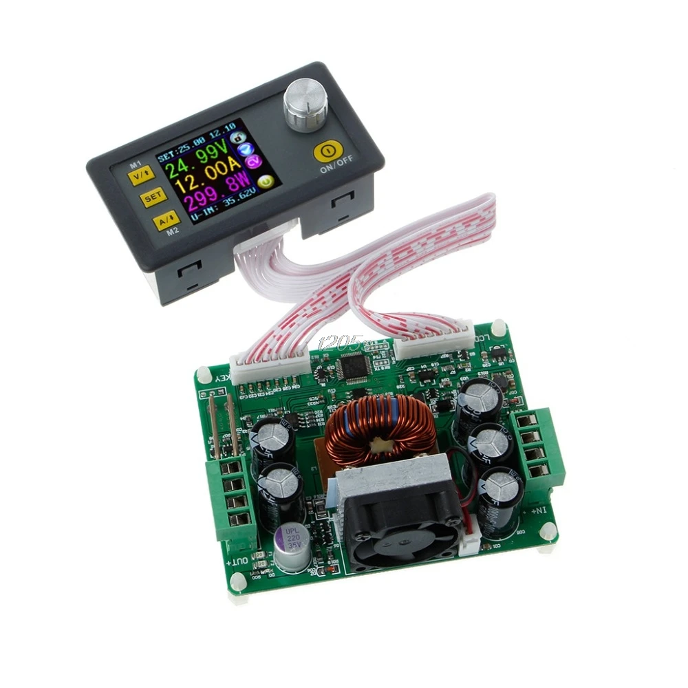 

DPS3012 Adjustable Constant Voltage Step-down LCD Power Supply Module Voltmeter Voltage Regulators Stabilizers Q01 Dropship