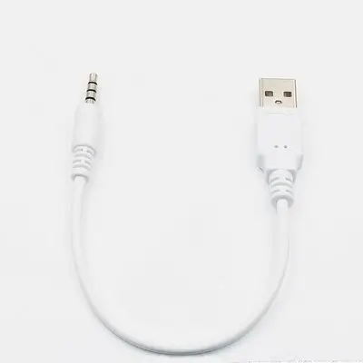 25pcs 3 5mm Jack Plug USB 2 0 charger Data Transfer Cable M Audio Headphone Adapter Cord for Apple ipod 3rd 4th 5th 6th