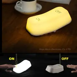 2016 новые g-сенсор лампа включения-выключения творческий свет USB зарядки прикроватная тумбочка для спальни Ночная детская комната кормления