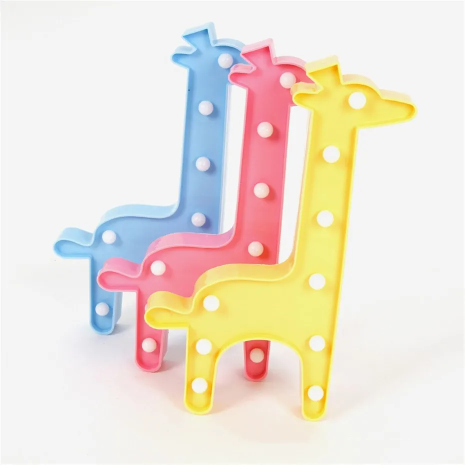 giraffe led lamp night light