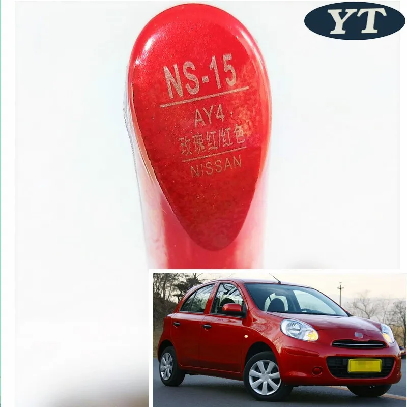 Авторучка для ремонта царапин авторучка красного цвета Nissan Qashqai X-trail Sylphy Teana Sunny