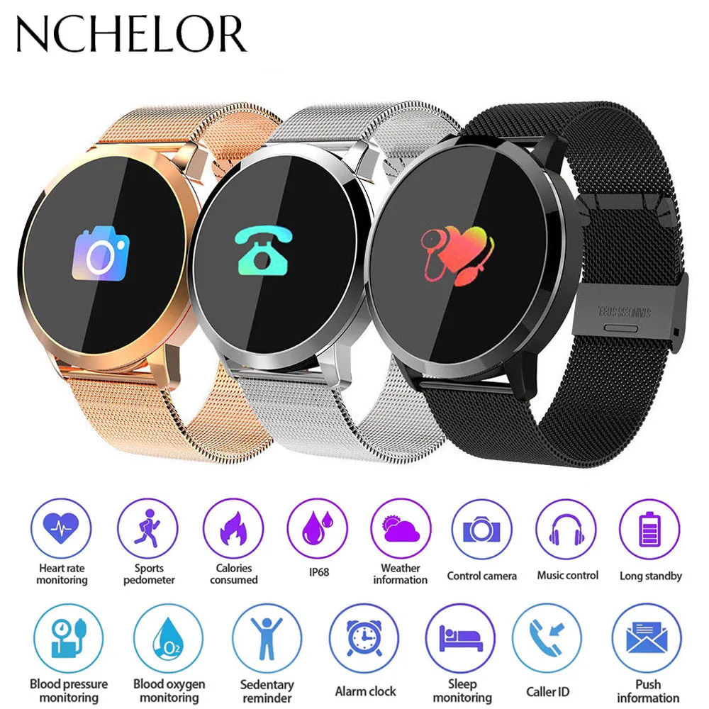 

NEW Smart Sport Watch Fashion Watch Men Women IP67 Waterproof Fitness Tracker Wristwatch Heart Rate Monitor Pedometer Smartwatch