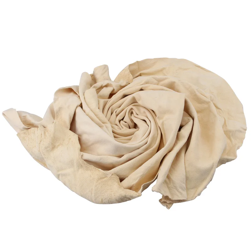 Irregular New Natural Chamois Leather Car Cleaning Cloth Microfiber Suede Absorbent Washing Towel Auto Care Styling Tools