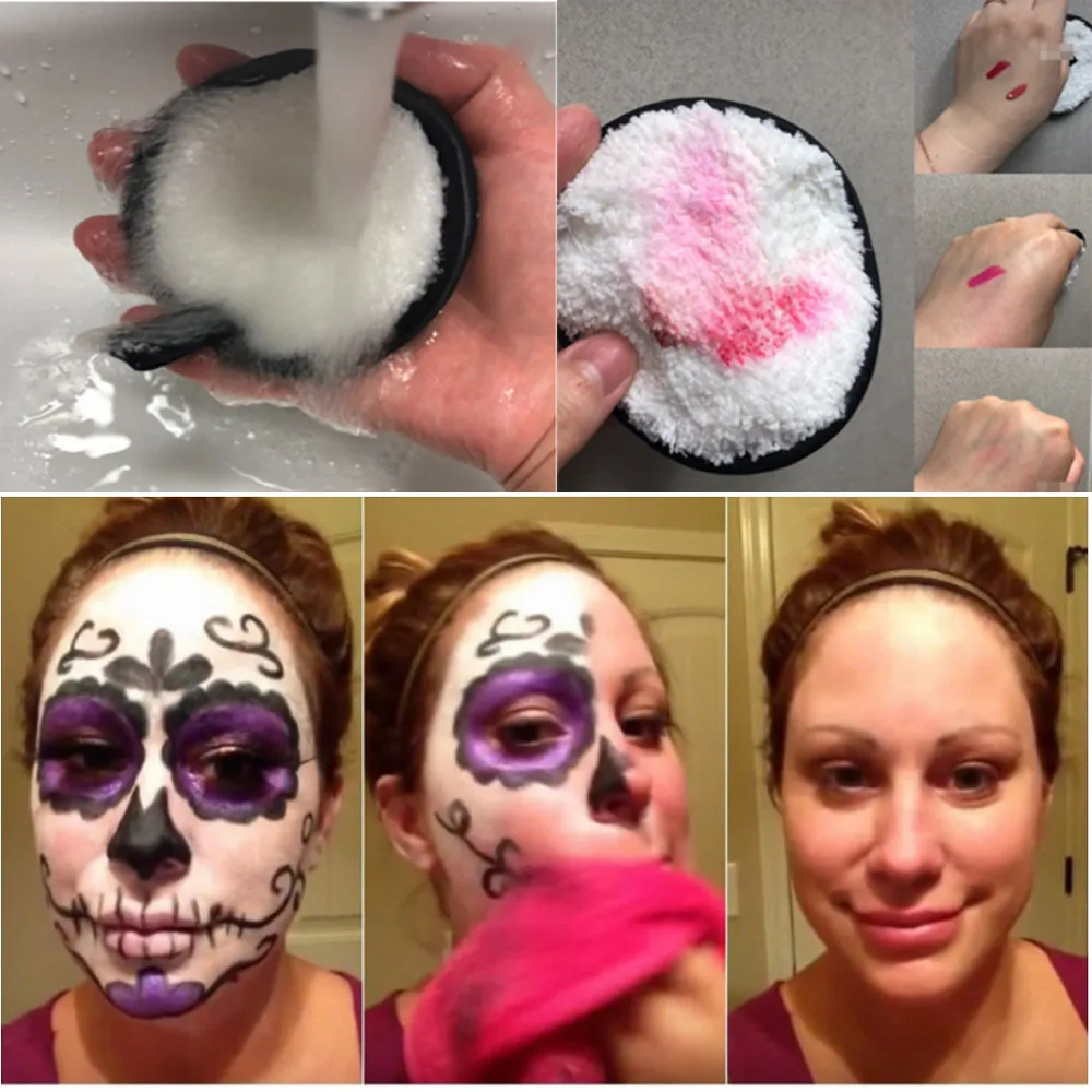 

Shaking the same lazy clean water makeup makeup puff makeup tool Cloth Pads Remover Towel Face Cleansing Makeup