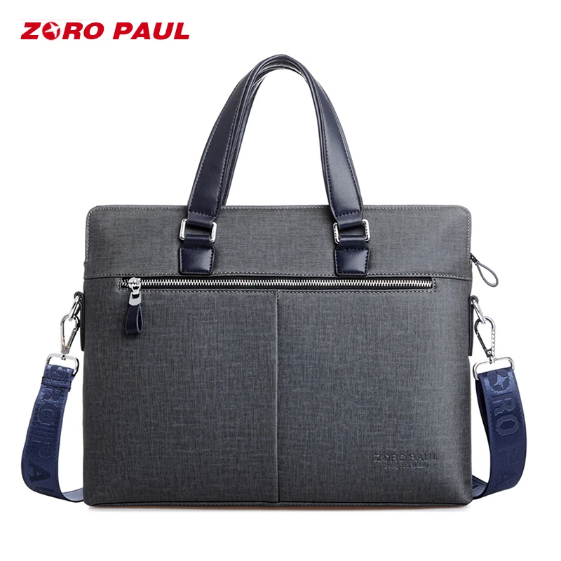 ZORO PAUL 2018 сумка кожаная мужская через плечо портфель для ноутбука документов