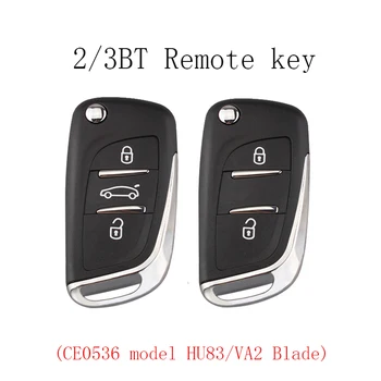 

2/3Button Flip Remote Car Key 433MHZ PCF7961 Chip For PEUGEOT 107 207 307 407 406 for CITROEN C2 C3 C4 PICASSO ASK signal