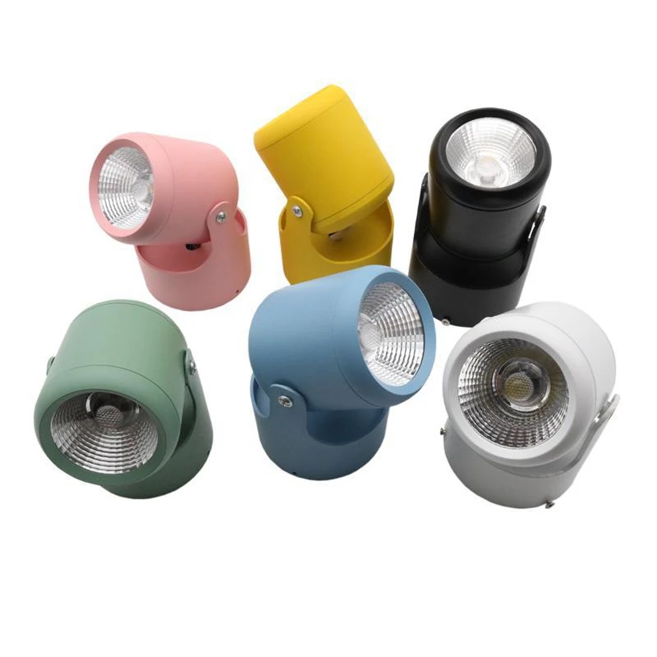 

4pc Macaron Surface Mounted Ceiling Downlight 7W 10W 15W 20W LED Ceiling Spot Light AC110/220V for Kitchen Living room Decor