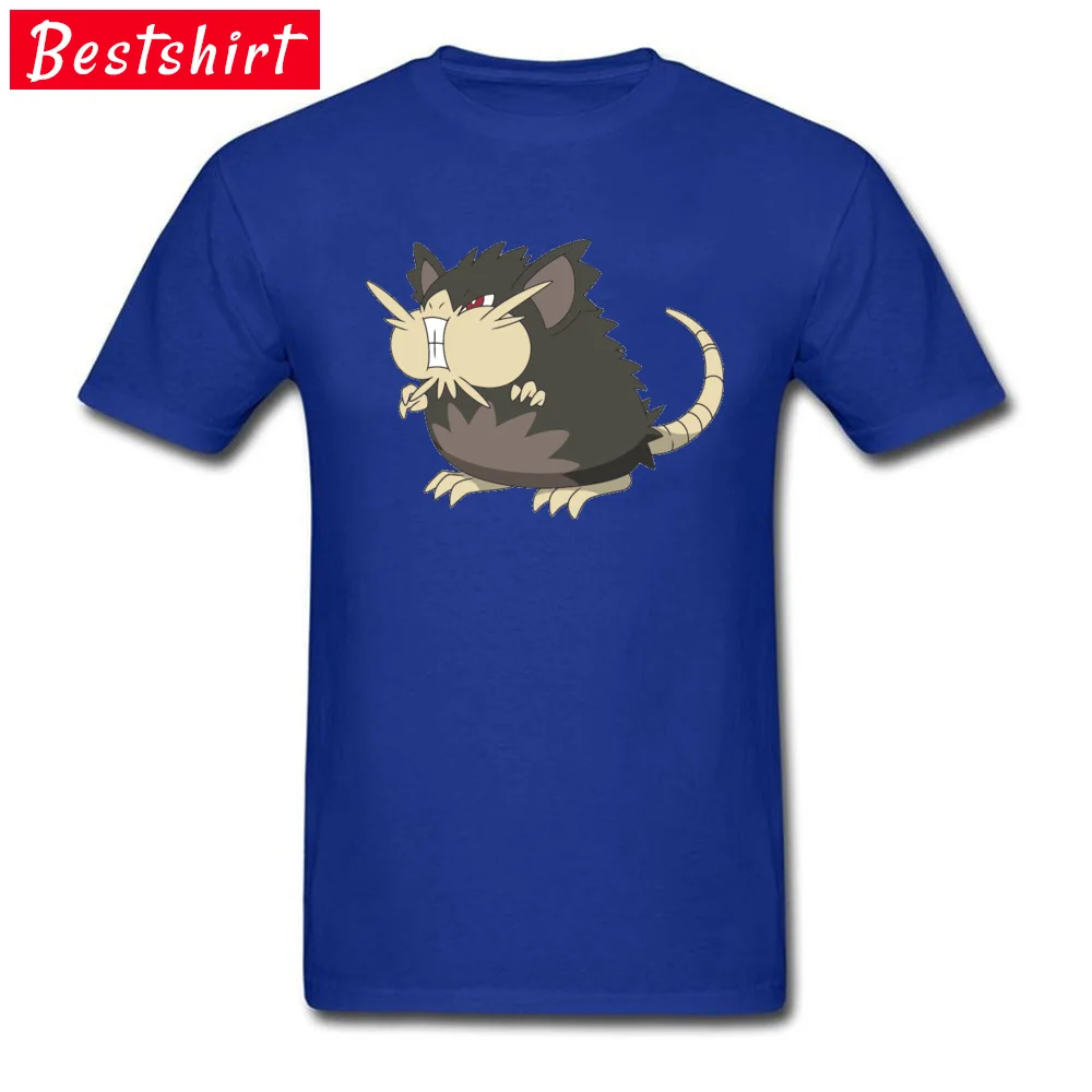  Print Tops T Shirt New Coming Short Sleeve Men's T Shirt TpicOriginaltitle Classic Father Day Tops Shirts O Neck Raticate blue