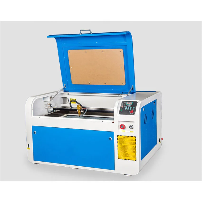 60W/80W Mini Desktop Acrylic CO2 Laser Engraving Cutting Machine Engraver Cutter Plotter PVC Wood Plastic Engraving Machine 4060