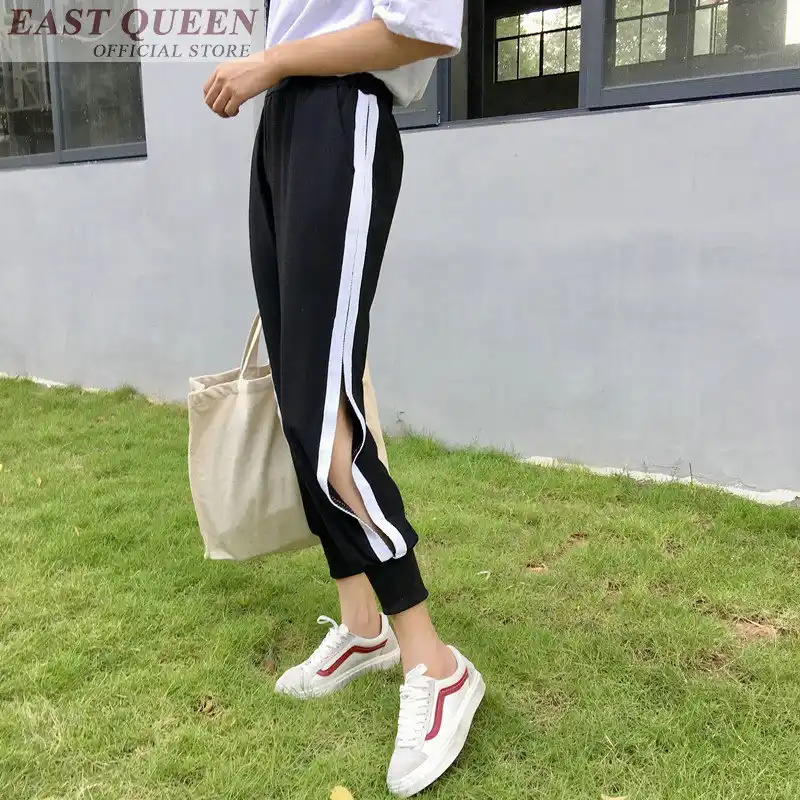 track pants open side