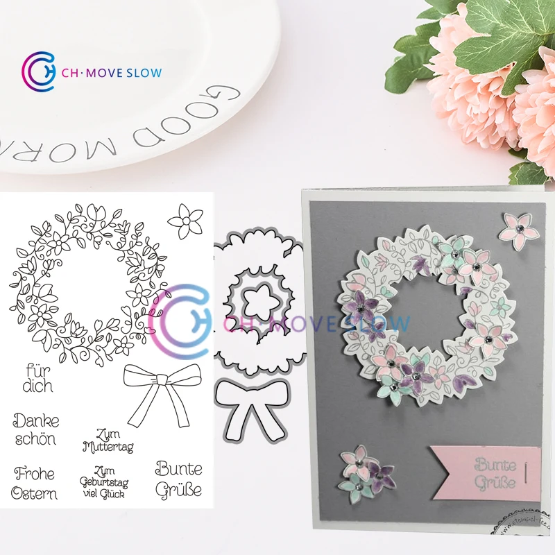 

SU retired Spring Flower 2019 New Arrival Metal Cutting Dies and stamps DIY Scrapbooking Card Stencil Paper Craft Handmade Card