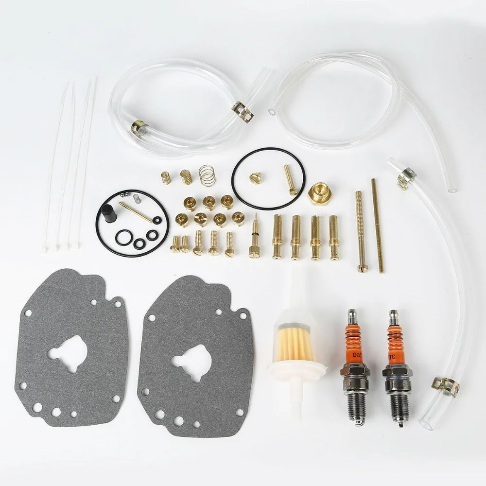 

Motorcycle Carburetor Master Rebuild Kit Throttle Shaft Spring For Harley Super E Carburetor Model