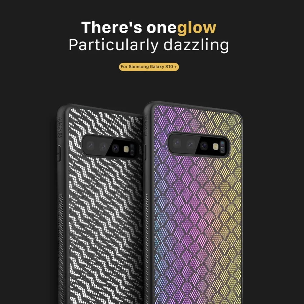

NILLKIN Twinkle case for Samsung Galaxy S10/S10 Plus/S10e Luxury Flexible TPU PC Shining Light Back Cover For Samsung S10+ S10