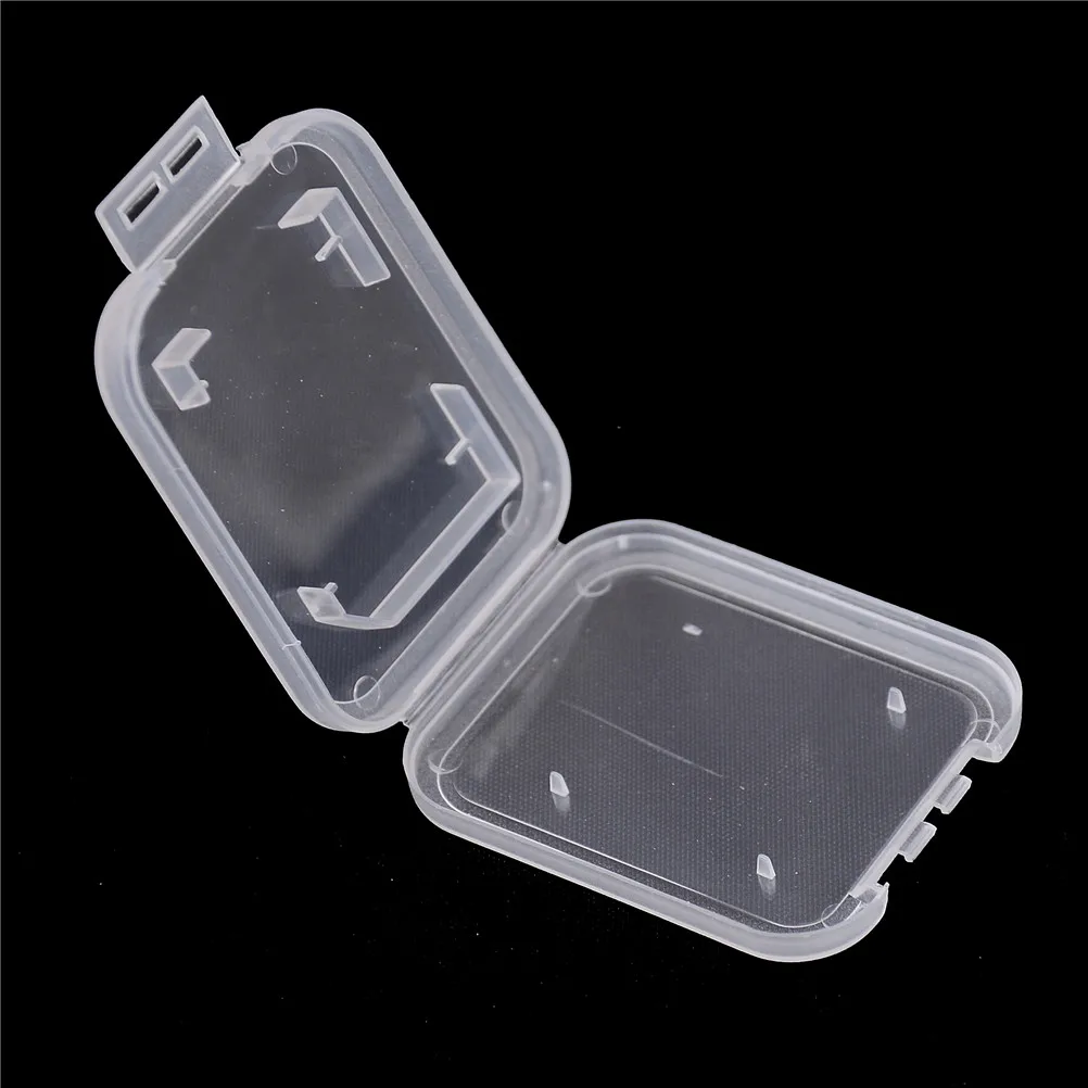 10 шт. 48*38*6 мм SD SDHC держатель защитного кожуха для карт памяти прозрачный пластиковый ящик для хранения