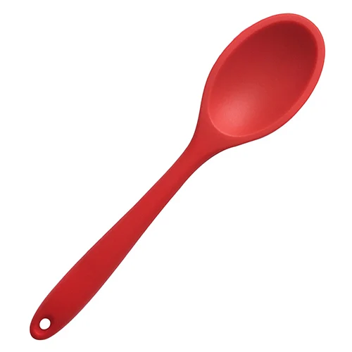 Soup Spoon 1 шт. кухонные силиконовые инструменты для приготовления пищи набор посуды ложка лопатка яйцо венчик термостойкая нейлоновая посуда Кухня приспособления для готовки - Цвет: Soup Spoon