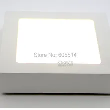 [Seven Neon] квадратной формы AC90-265V 6 Вт/12 Вт/18 Вт теплый белый/панель с белыми светодиодами, светодиодный светильник, светодиодный потолочный светильник