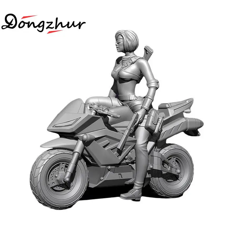 

1:24 Scale Model Resin Model Figures Kit 3D Modern Soldiers DIY Model Handguns Women Military Toy Military Vehicles Equipment