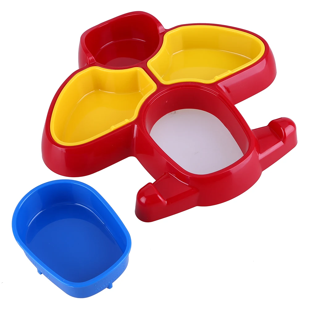 Baby Dinnerware Airplane Shaped Baby Dishes Bright Colors Baby Tableware Cute Dishes