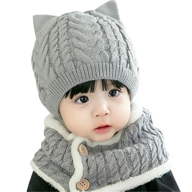 grey baby hat