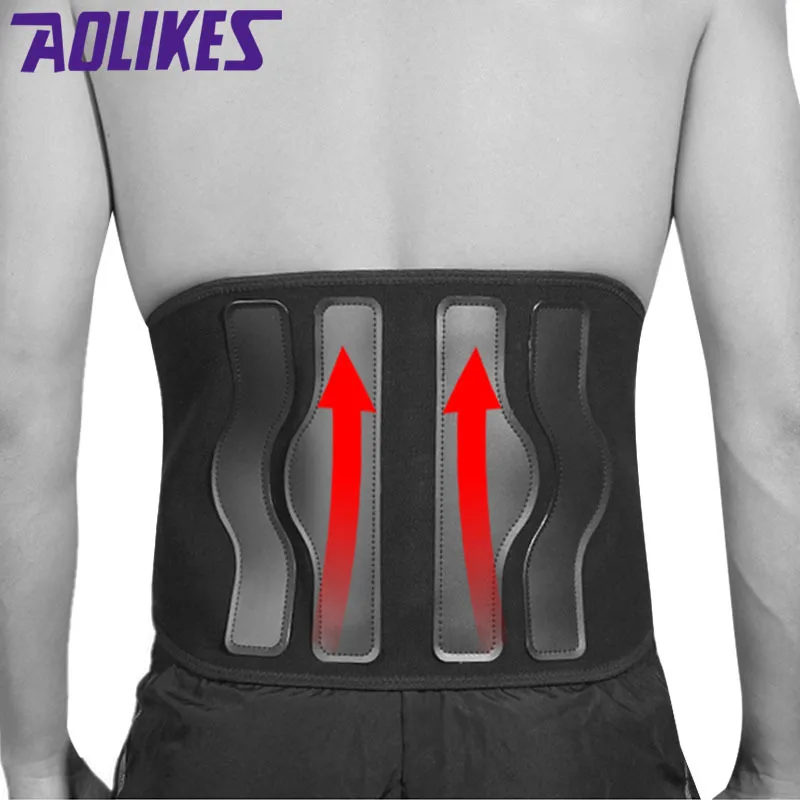 AOLIKES Waist Fitness Belt For Back Pain Lumbar disc Herniation Injury