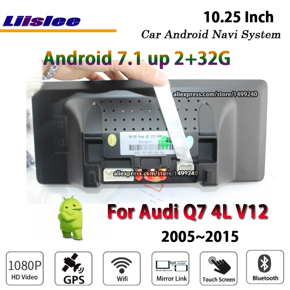 Perfect Liislee Car Android 7.1 2G RAM 32G ROM For Audi Q7 4L V12 2005~2015 Radio Video Carplay GPS Navi Navigation System Multimedia 11