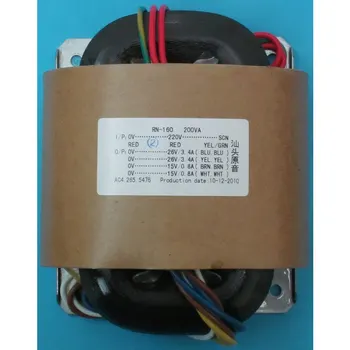

R type power transformer 200W double 28V+ double 15V R cattle audio transformer copper wire winding 220V