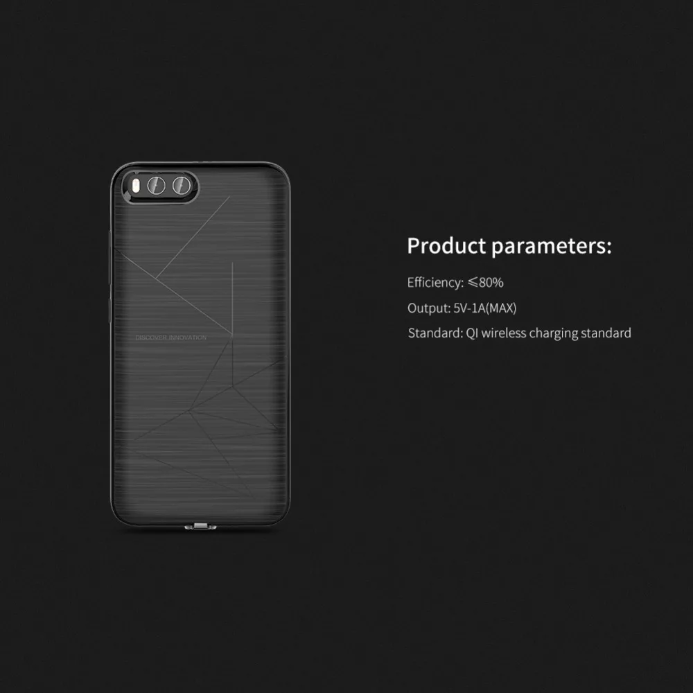 Оригинальное Беспроводное зарядное устройство NILLKIN для телефона, зарядная подставка, быстрая версия+ беспроводной зарядный Чехол-приемник для Xiao mi 6 mi 6