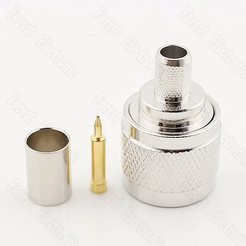 

10pcs/lot N-J-5 RF Coaxial Connector Crimp Connector