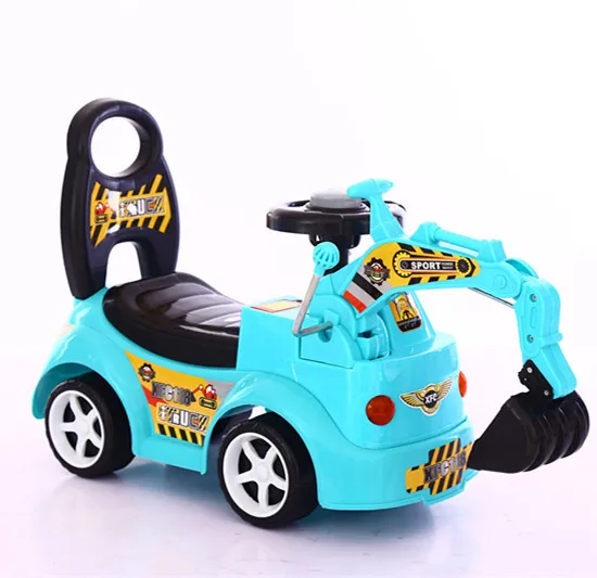 2017 new Children's excavator can ride the excavator large baby hook