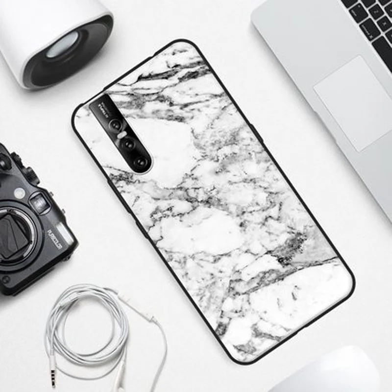 For Vivo V15 Pro Case Wood Stone pattern style Full Protect Cover For Vivo V15Pro phone Cases VivoV15Pro shell V 15 pro coque