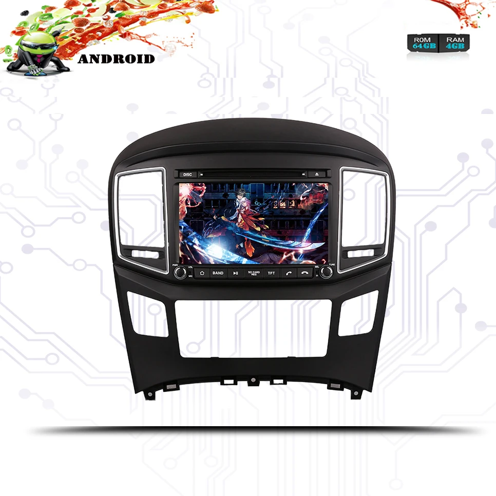 Android 10.0Octa core PX5 Car audio radio dvd player music tape recorder media headunit gps monitor for Hyundai H1 Grand Starex |
