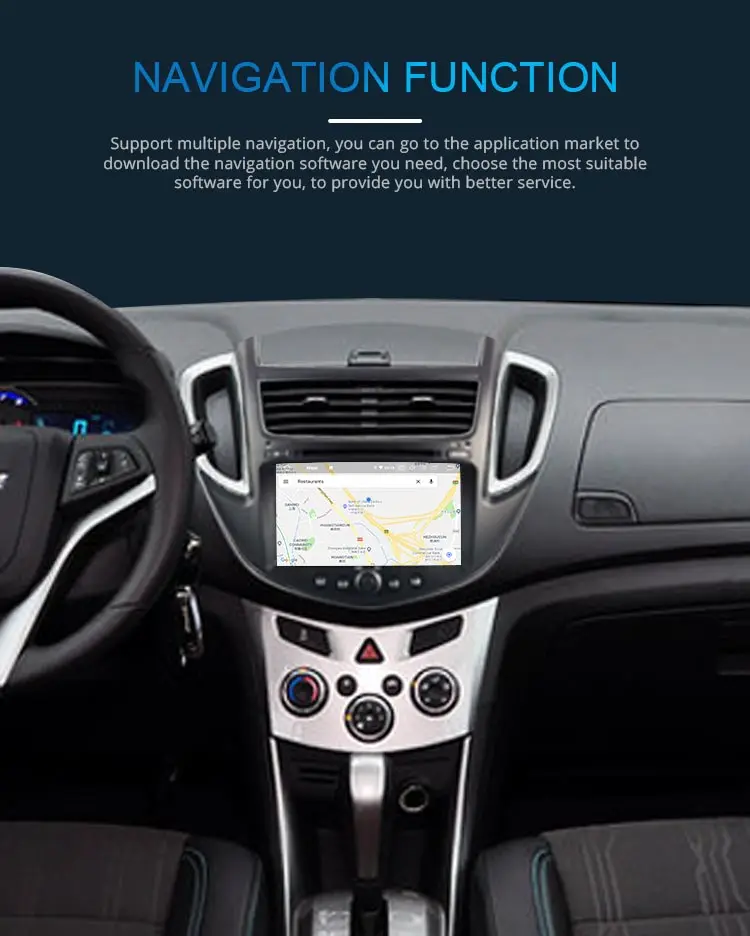 Excellent DASTON Android 9.0 Car Multimedia Player For Chevrolet Trax Tracker Holden 2013-2017 2Din Car Radio GPS Stereo DVD 4G+32G 8 Core 3