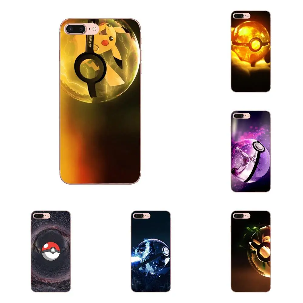 

For Samsung Galaxy Note 5 8 9 S3 S4 S5 S6 S7 S8 S9 S10 mini Edge Plus Lite Cute Phone Accessories Case Pokemons Go Pokeball