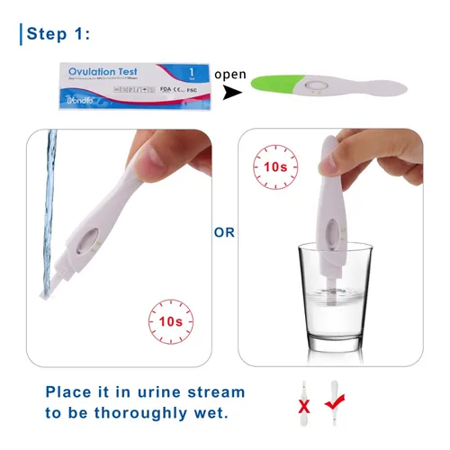 Wondfo 7pcs Ovulation Urine Test Midstream LH Tests kit First Response Ovulation kits, Over 99% Accuracy Earliest Detection Karachi
