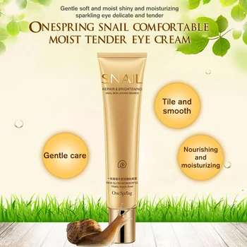 

Snail Essence Repair Eye Cream Whitening Moisturizing Anti-aging Wrinkle Remove Dark Circles Eye Care Moisturizer One Spring