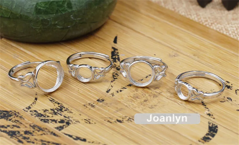 Основание для кольца Joanlyn 6 мм/6 5 мм/9 мм/10 мм/12 мм круглых кабошонов с покрытием из