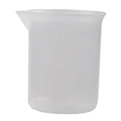 Прозрачный белый пластик 100 мл мерный стаканчик для лаборатории кухня
