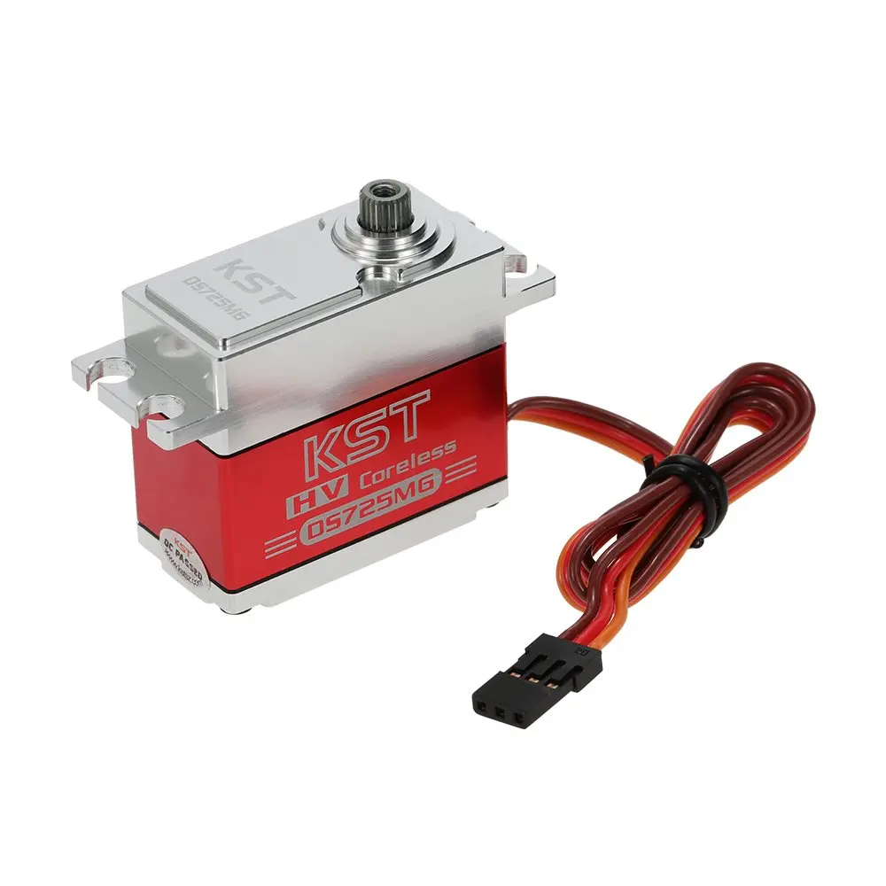 

KST DS725MG High Torque 18KG 0.07sec HV Metal Gear Digital Servo for RC Model UAV Car Robot Boat Arm Helicopter