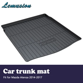

1Set Car Cargo rear trunk mat For Mazda Atenza 2014 2015 2016 2017 Styling Boot Liner Tray Waterproof Anti-slip mat Accessories