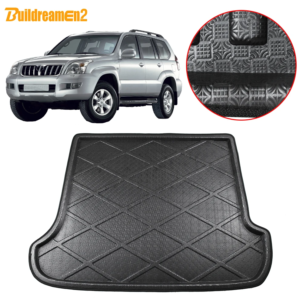 Buildreamen2 для Toyota Land Cruiser Prado J120 2003 2009 Автомобильный задний багажник поднос подстилка